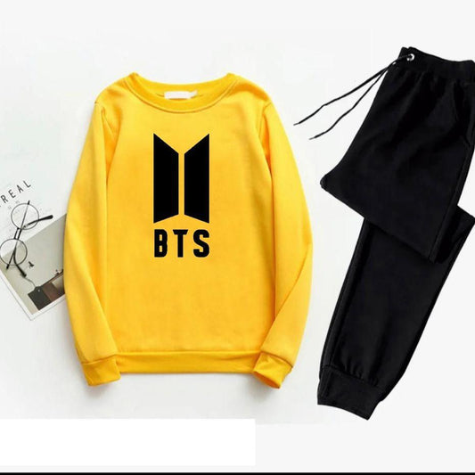 Men's Printed Polyester Track Suit - 2 Pcs Set