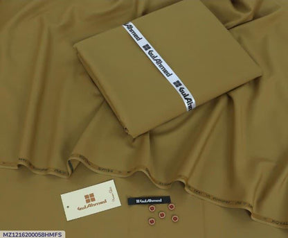 Gul Ahmed Winter Wool Fabric - Light Beige Gents Shalwar Kameez