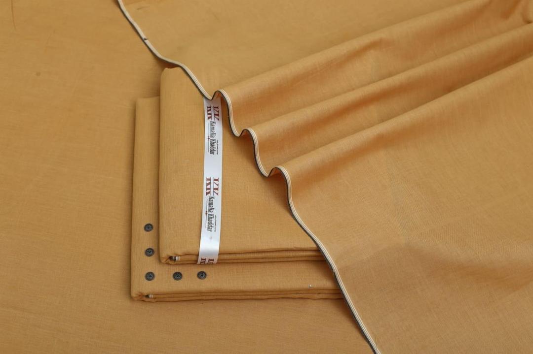 Premium Khaki Kamalia Khaddar Cloth - Winter Shalwar Kameez
