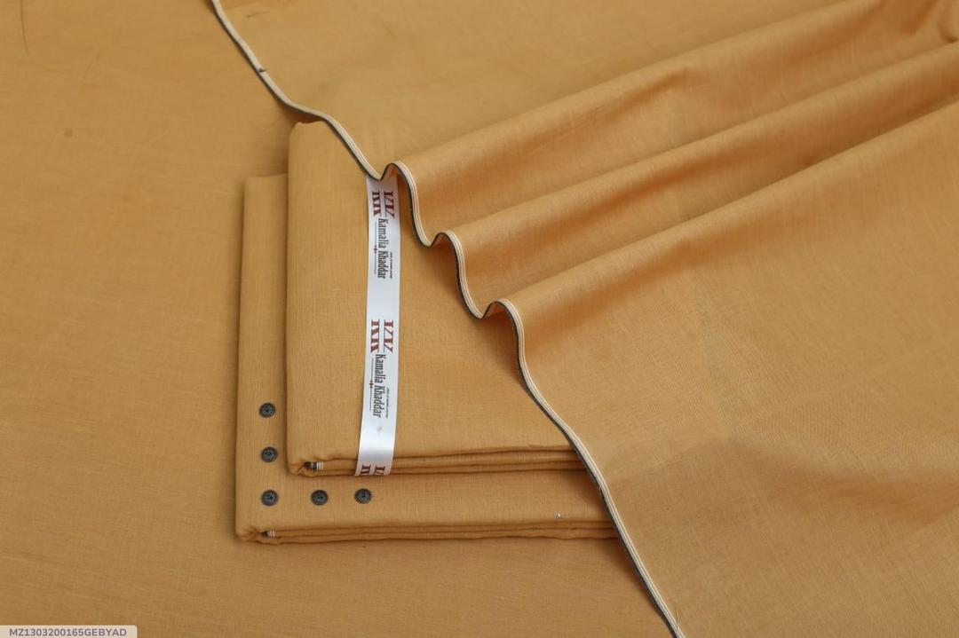 Premium Khaki Kamalia Khaddar Cloth - Winter Shalwar Kameez