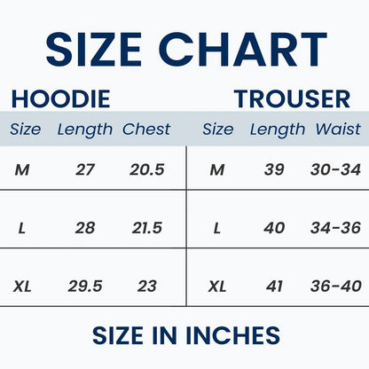 Men's Fleece Printed Zipper Track Suit - 2 Pcs