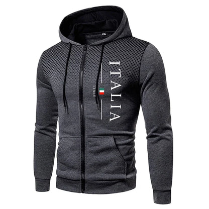 Autumn Winter Popular Men's Tracksuit Zipper Hoodie and Sweatpants Urban Casual Sporty Jogging Suit Male Daily Training Outfits