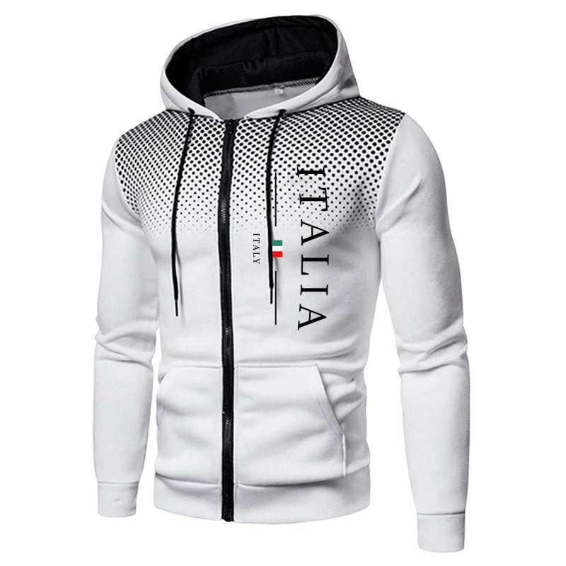 Autumn Winter Popular Men's Tracksuit Zipper Hoodie and Sweatpants Urban Casual Sporty Jogging Suit Male Daily Training Outfits