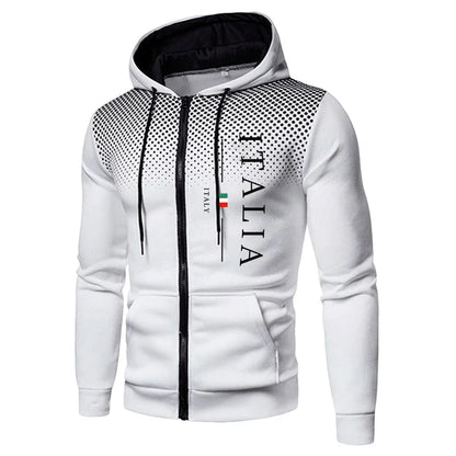 Autumn Winter Popular Men's Tracksuit Zipper Hoodie and Sweatpants Urban Casual Sporty Jogging Suit Male Daily Training Outfits