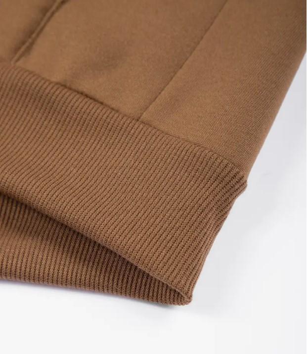 2 pieces men's fleece plain tracksuit