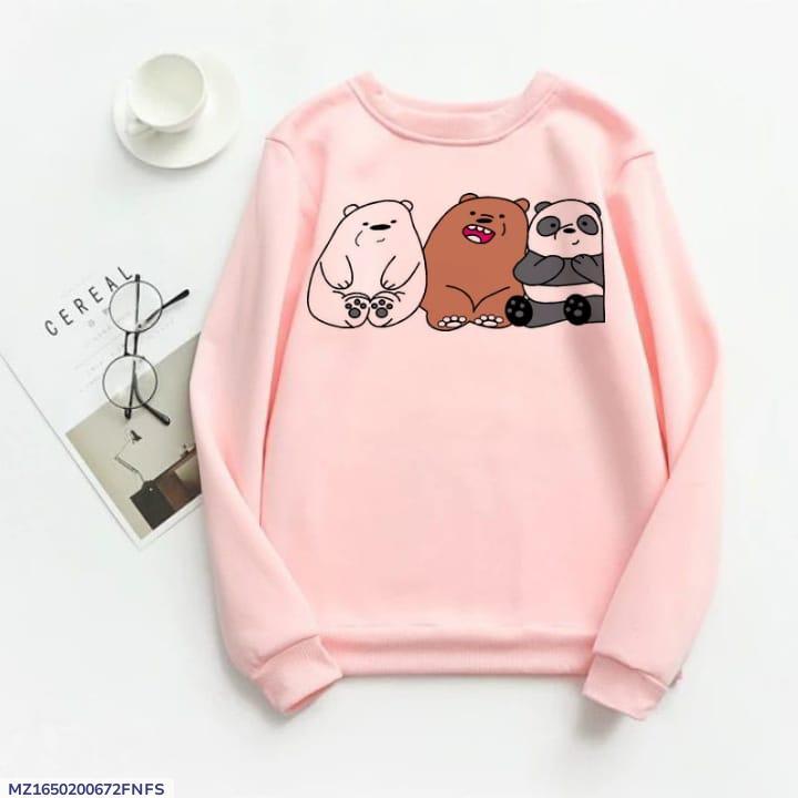 1 Piece women's stitched printed sweatshirt