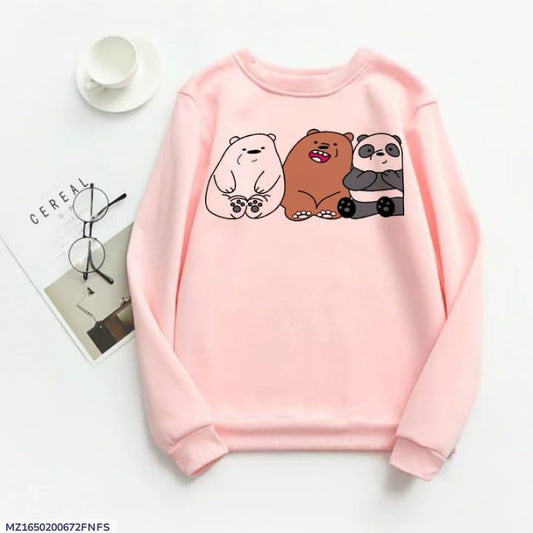 1 Piece women's stitched printed sweatshirt