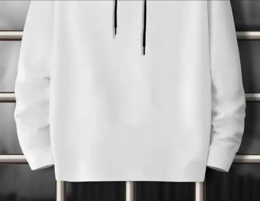 2 PCs mens fleece printed tracksuit