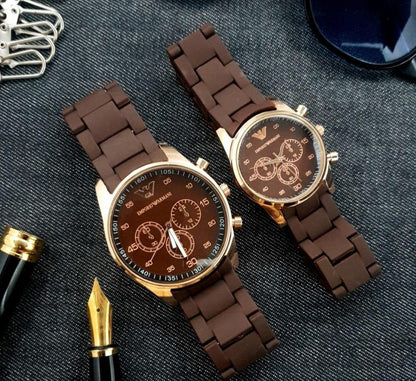 Stainless steel beautiful couple watches