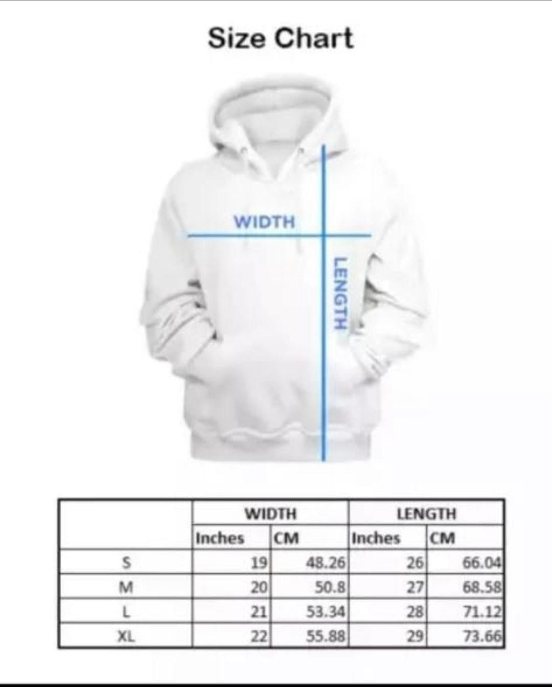 Women's  fleece printed hoodie